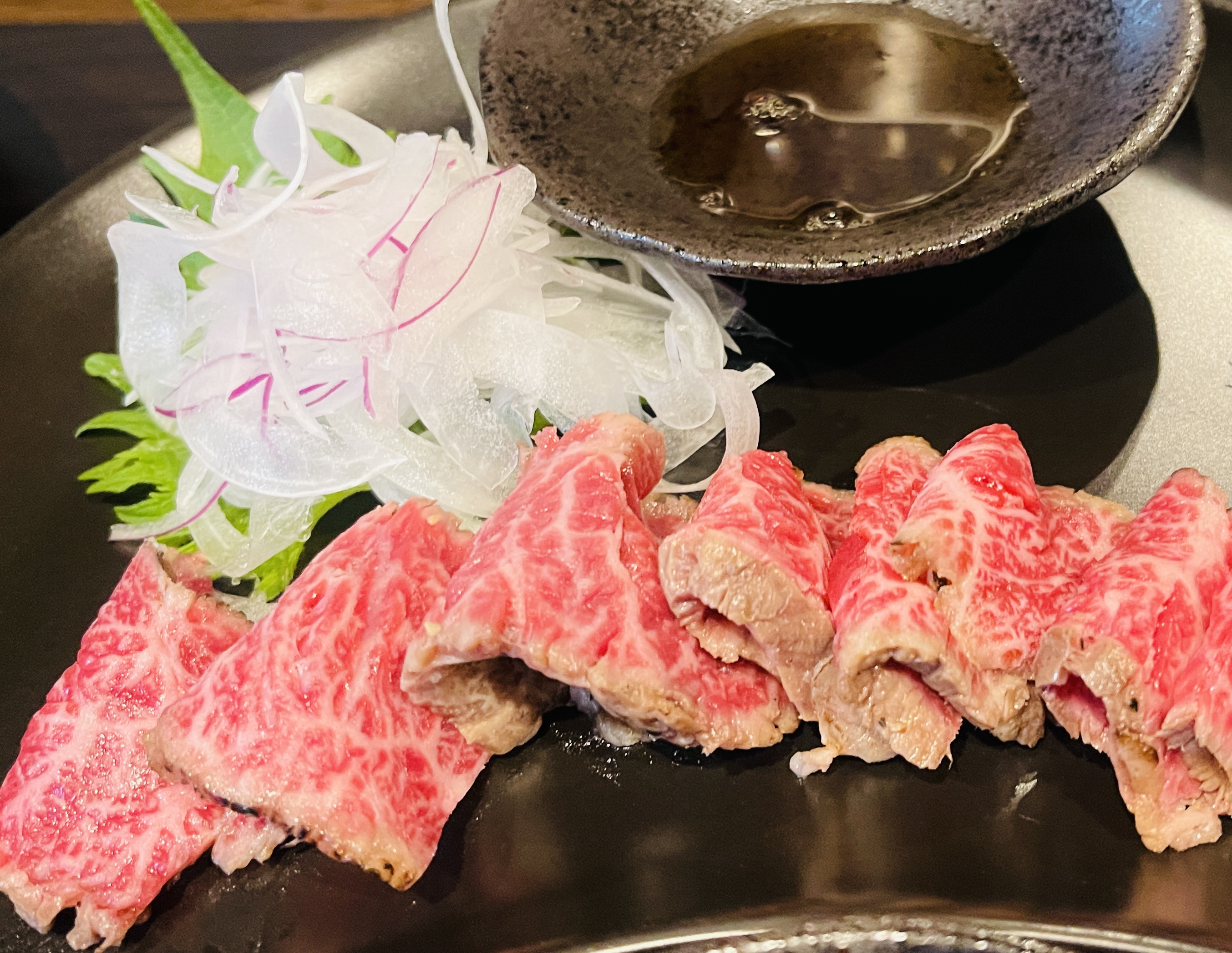 特選和牛タタキの料理写真