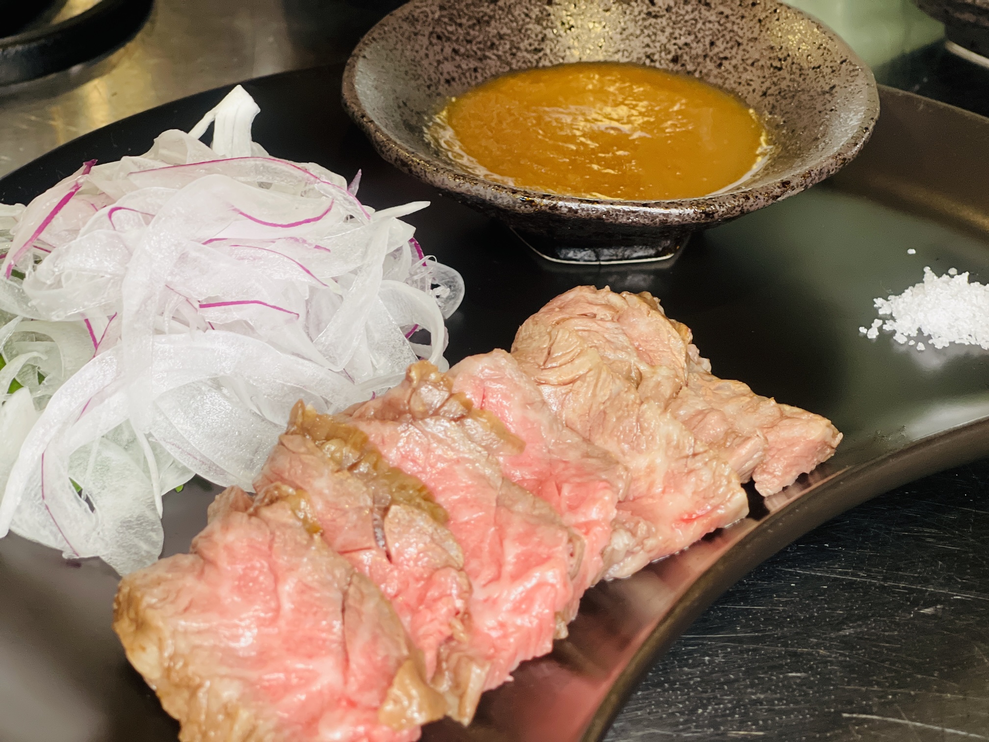 幻和牛ハラミのたたきの料理写真