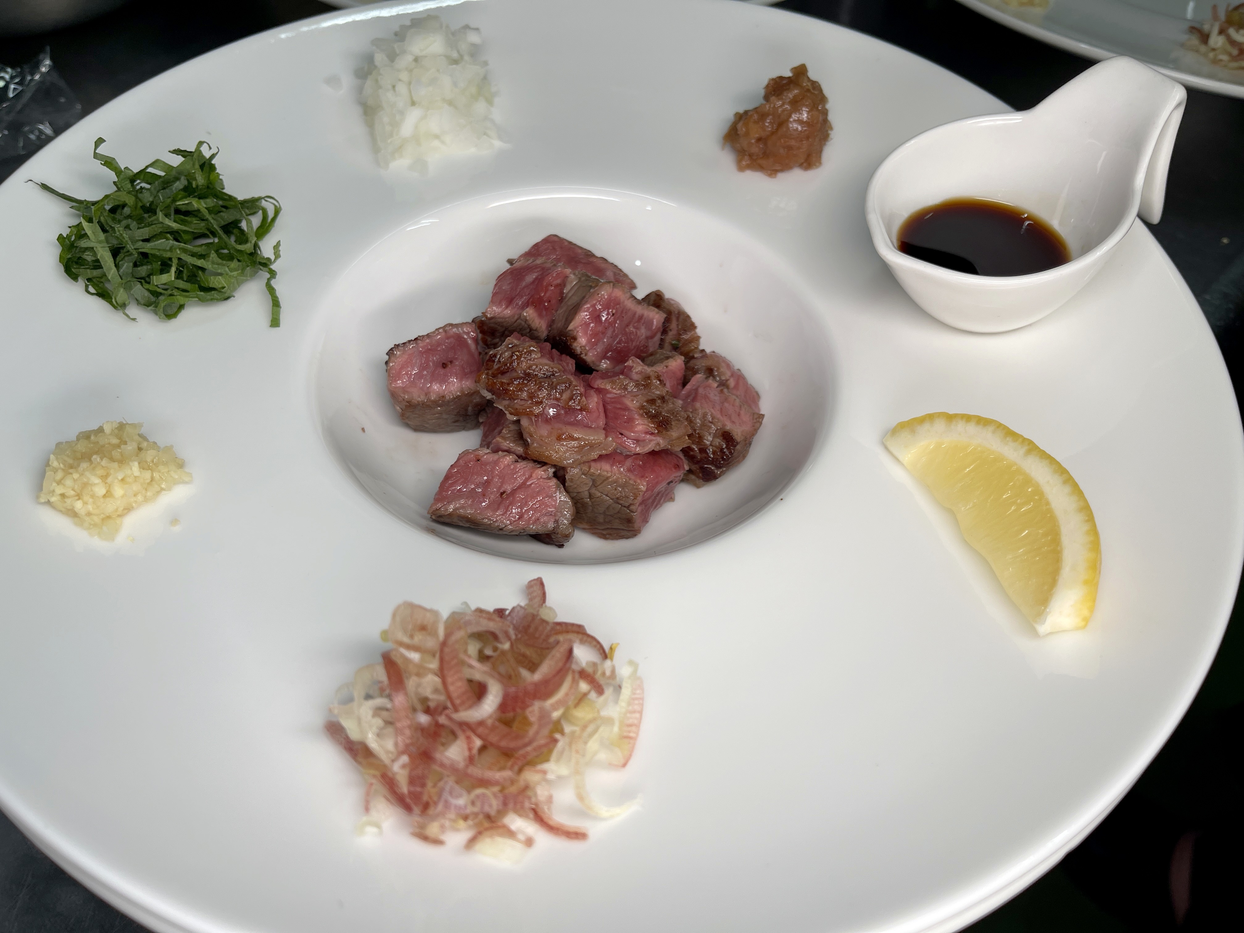 特選牛ステーキのタルタルの料理写真